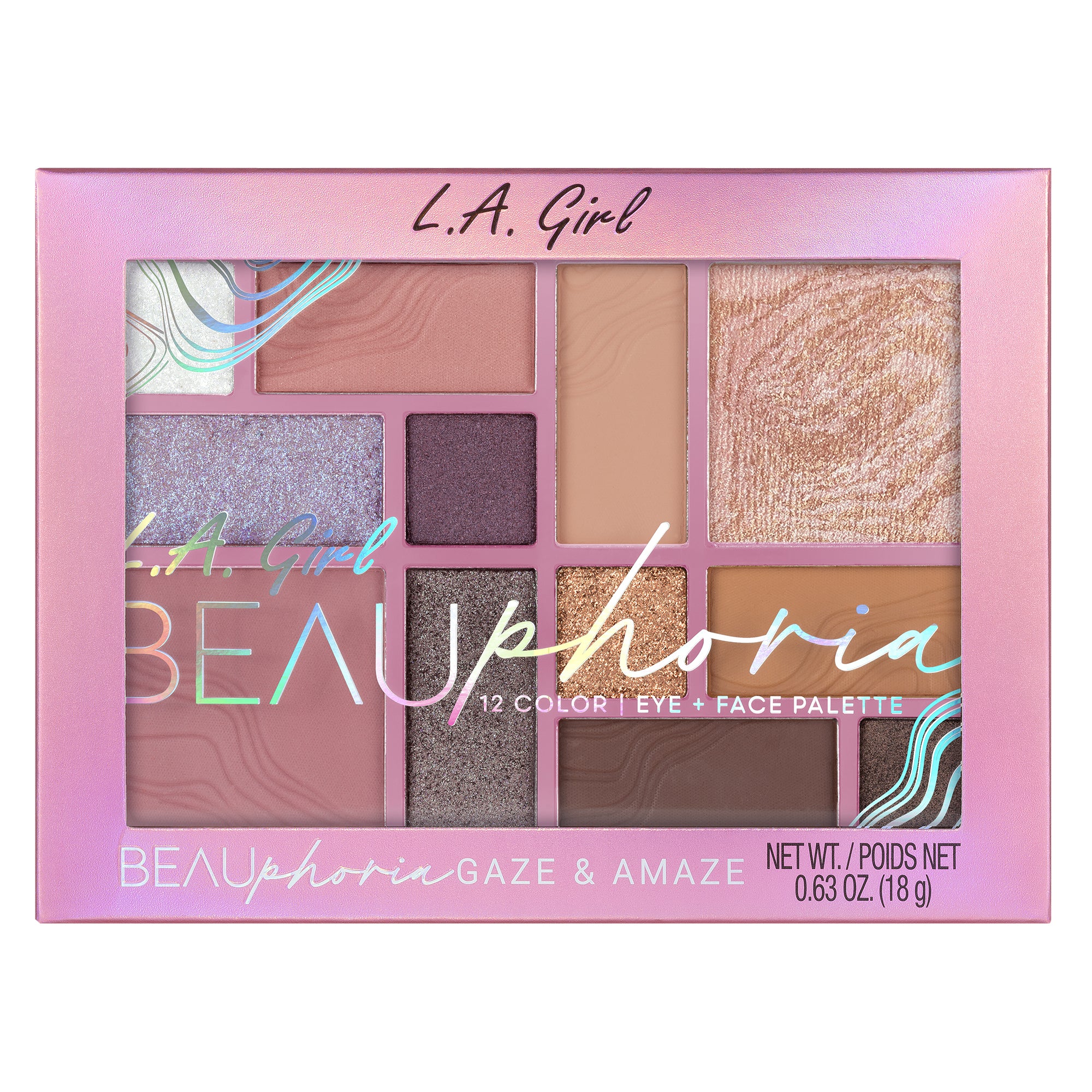 Beauphoria 12 Color Eye + Face Palette