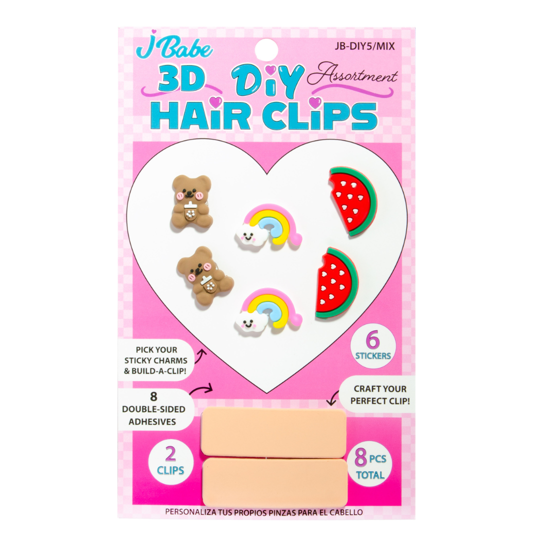 3D DIY Hair Clips