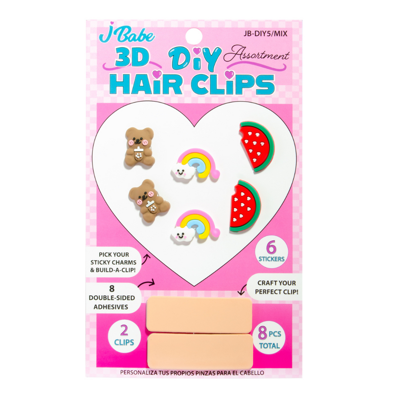 3D DIY Hair Clips