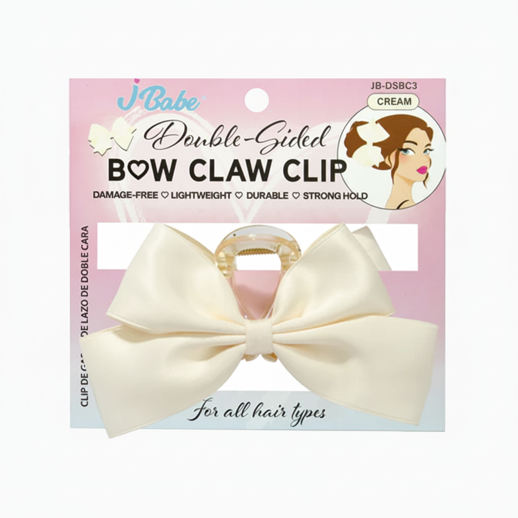 Pinza de cabello Double-Sided Bow Claw Clip