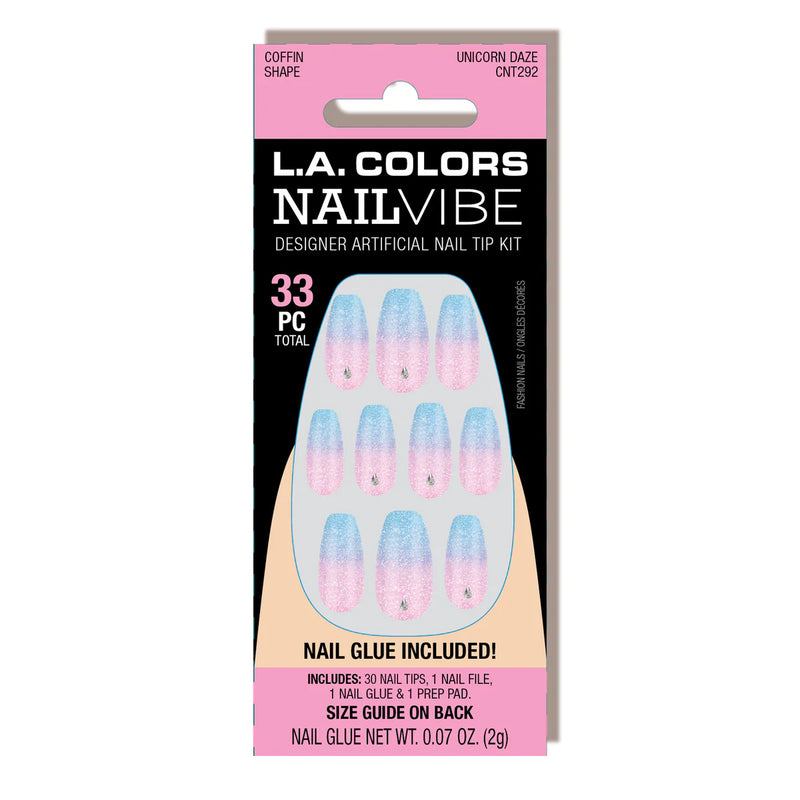 Kit nail Press On Nail Frill Neon High Gloss