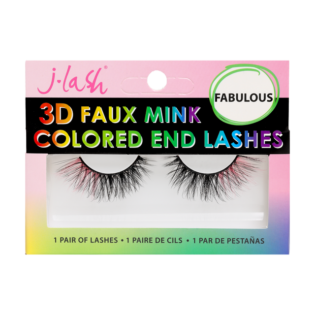 Pestañas Postizas 3d Mixed Color y End Color