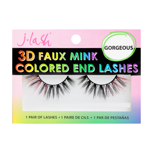 Pestañas Postizas 3d Mixed Color y End Color