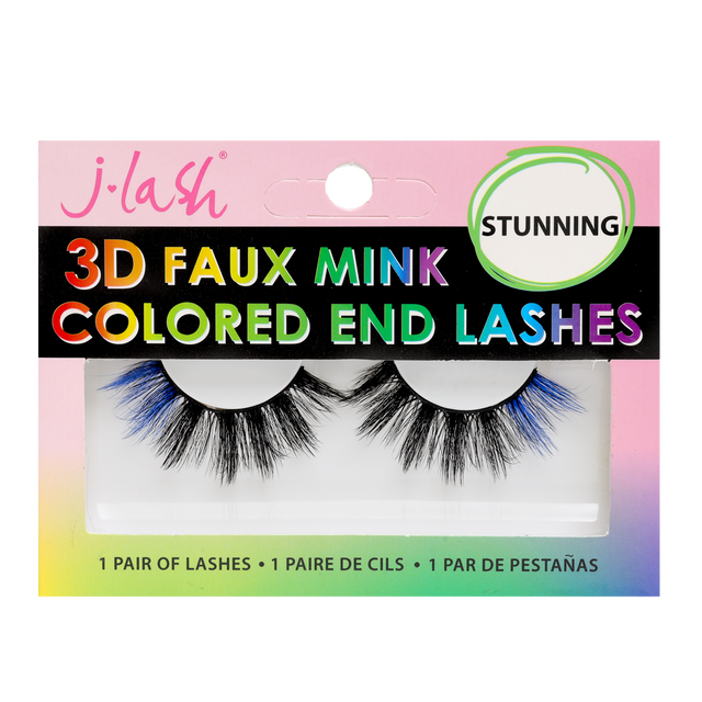 Pestañas Postizas 3d Mixed Color y End Color