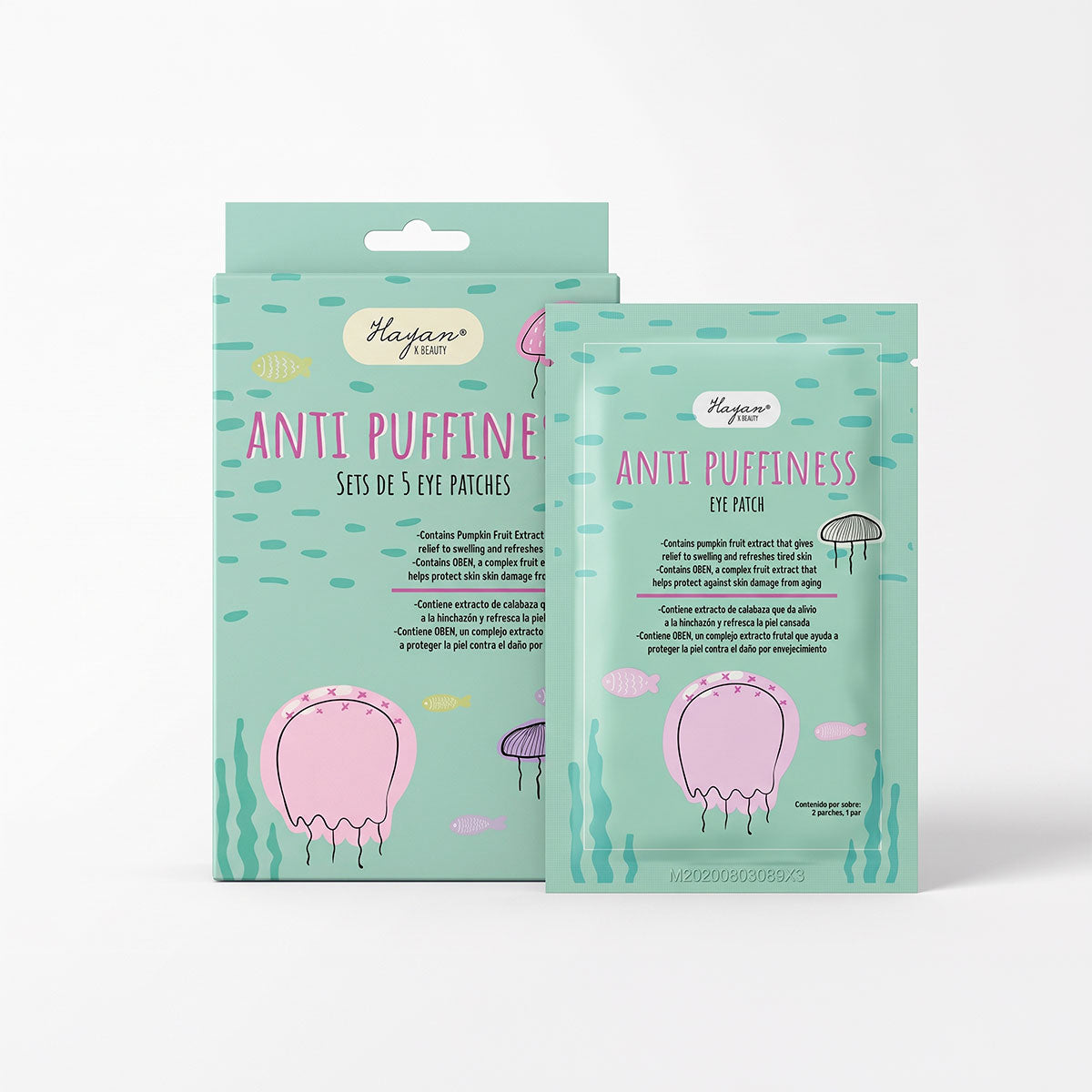 Parches para Ojos Anti-Puffiness | Efecto Descongestionante y Refresh Hayan
