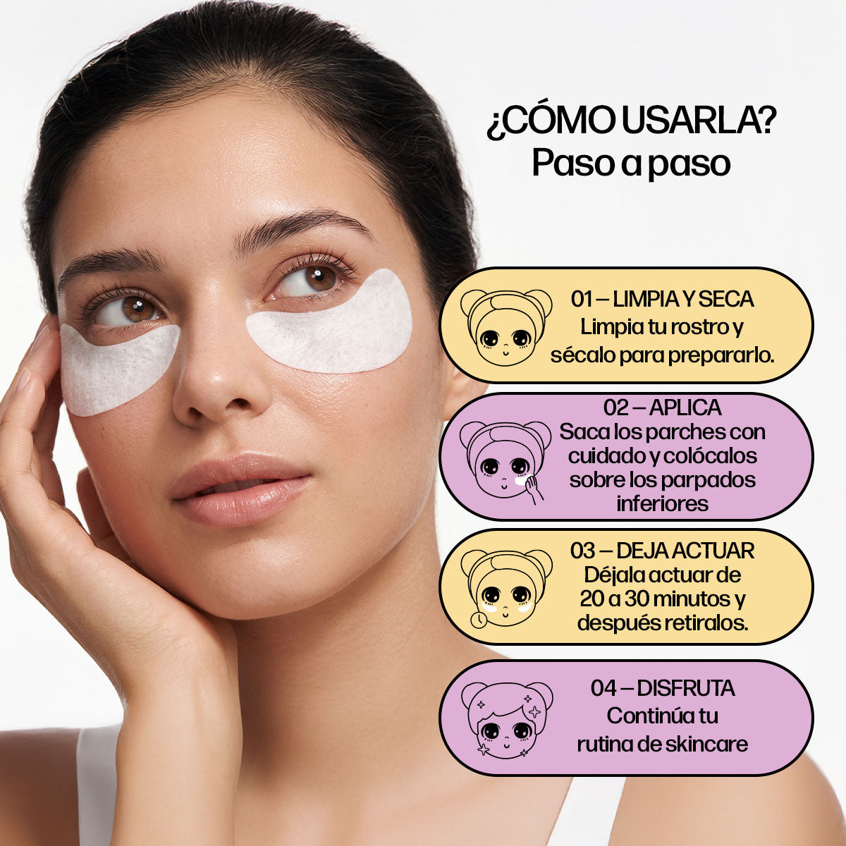 Parches para Ojos Anti-Puffiness | Efecto Descongestionante y Refresh Hayan