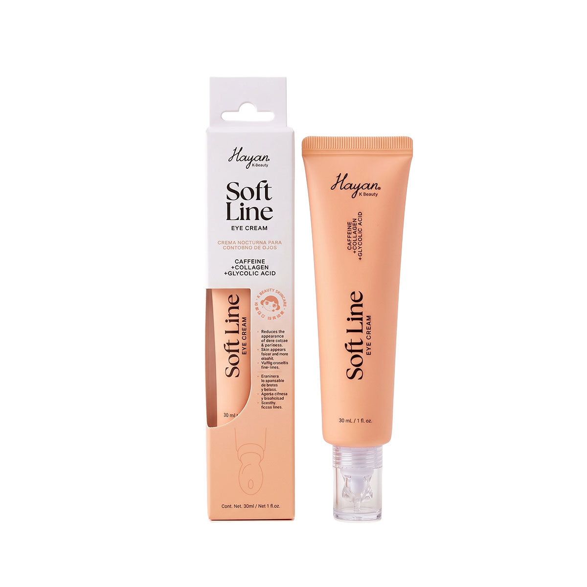 Crema para Contorno de ojos Nutritiva Soft Line Hayan