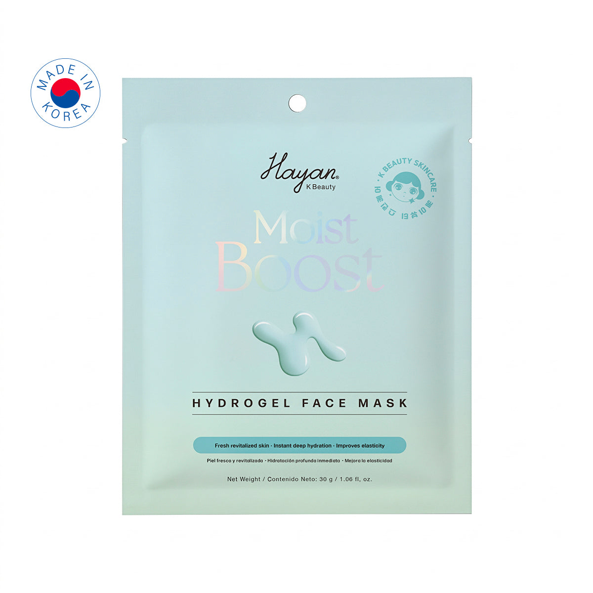 Mascarilla Facial de Hidrogel Hidratación Intensiva | Moist Boost