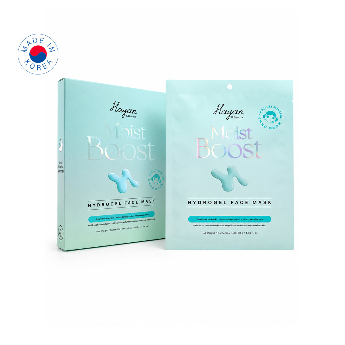 Mascarilla Facial de Hidrogel Hidratación Intensiva | Moist Boost