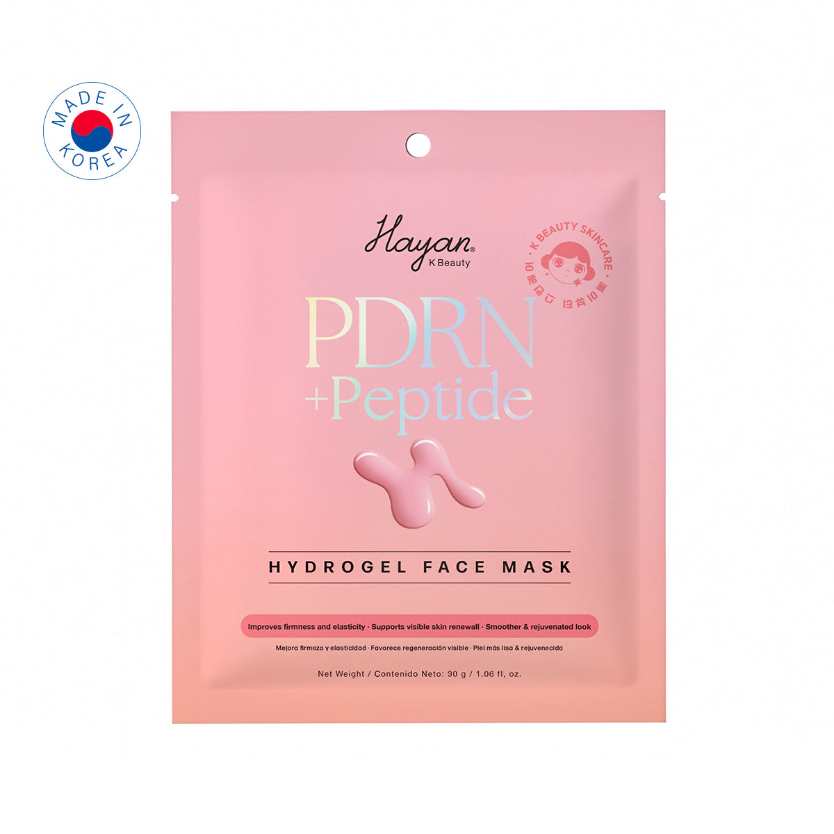 Mascarilla Hidrogel PDRN + Péptidos