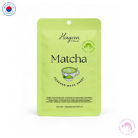 Mascarilla Facial Extracto De Matcha Tela Hidratante Hayan