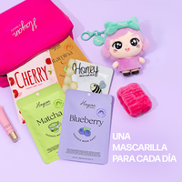 Mascarilla Facial extracto de Perla tela Efecto Glow Iluminador Hayan