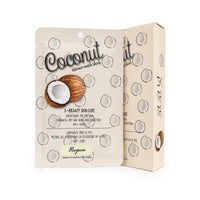 Mascarilla facial extracto de coco  tela hidratante Hayan