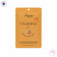 Mascarilla facial vitamina C tela hidratante Hayan