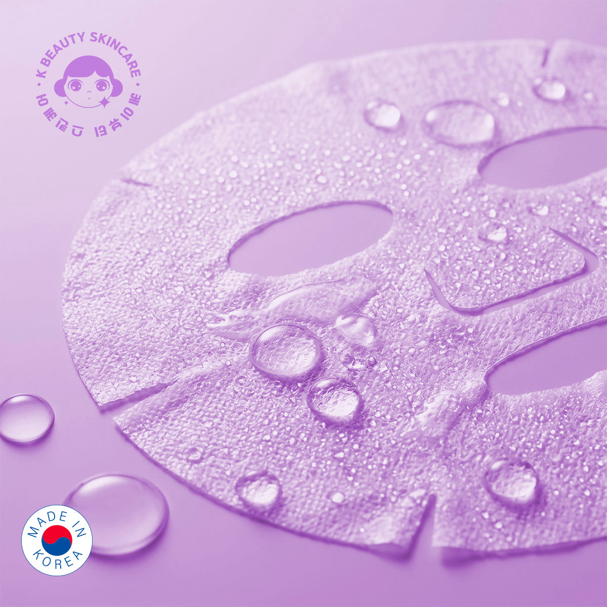 Mascarilla de Tela con Extracto de lavanda + madeca efecto Calmante Intensivo