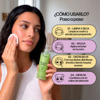 Tónico facial con Matcha+PDRN marca hayan todo tipo de piel