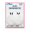 Ligas Para Cabello con Pompones Grandes