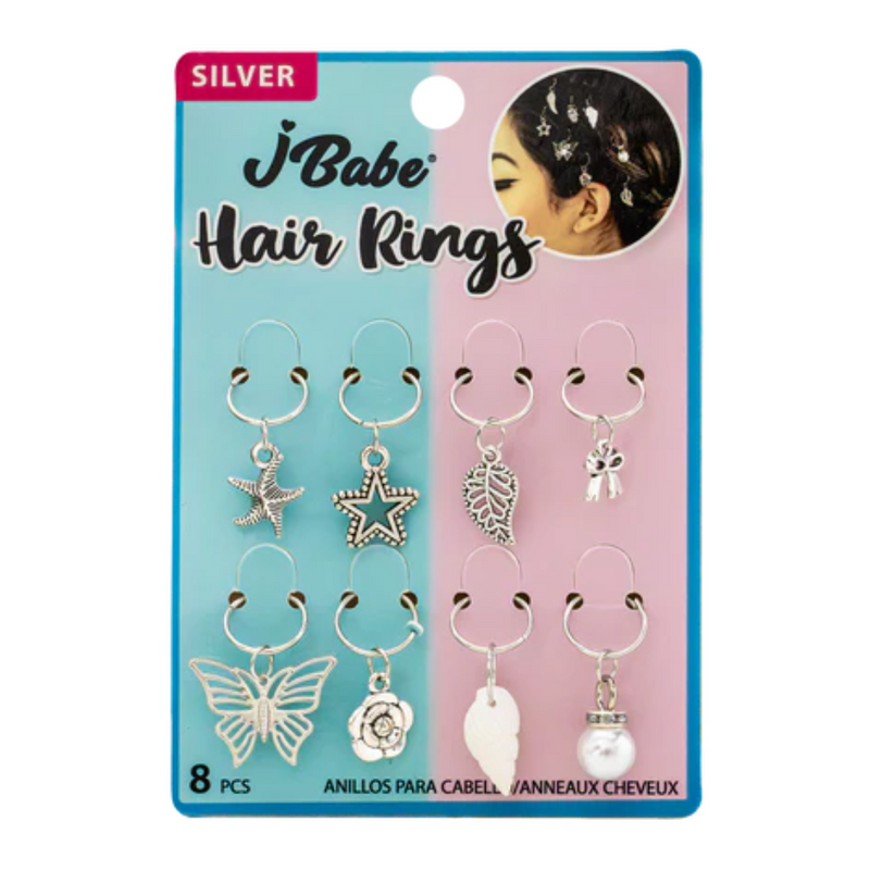 Anillos decorativos para el cabello Silver