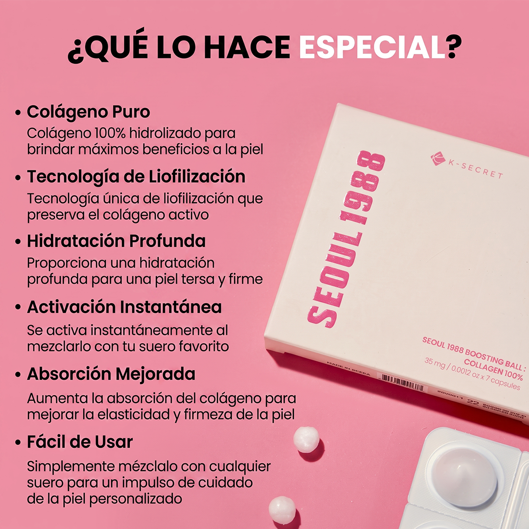 K-Secret  Seoul 1988 Boosting Ball: Collagen 100%
