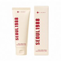 K-Secret Seoul 1988 Cream: Snail Mucin 93% + Rice 100 ML Crema Reparadora e Iluminadora