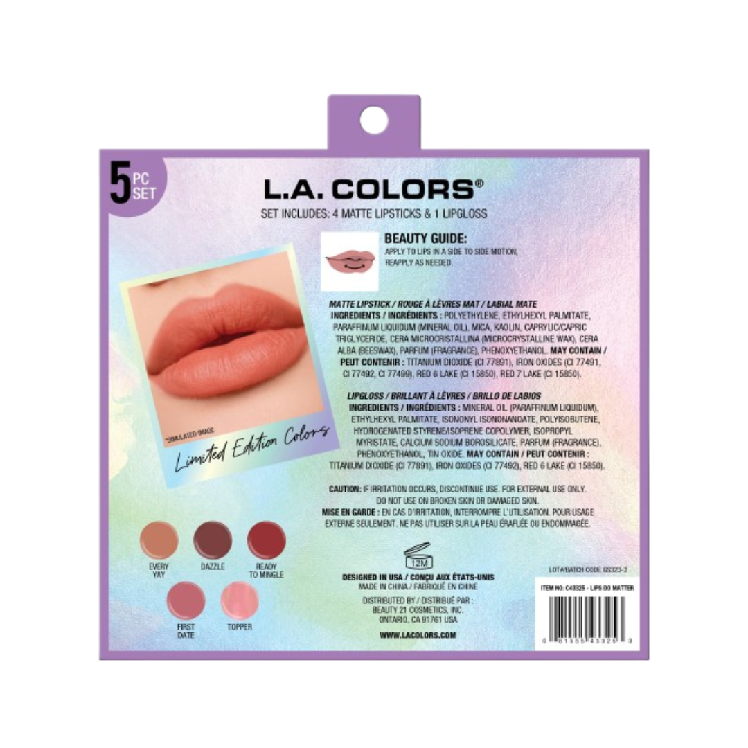 Lips Color Lip Do Matter 5 pack