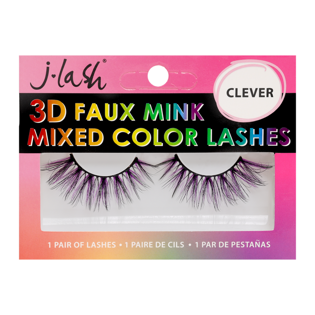 Pestañas Postizas 3d Mixed Color y End Color
