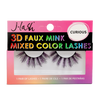 Pestañas Postizas 3d Mixed Color y End Color