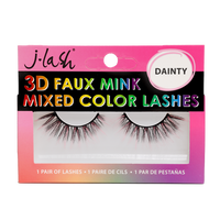 Pestañas Postizas 3d Mixed Color y End Color
