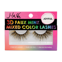 Pestañas Postizas 3d Mixed Color y End Color