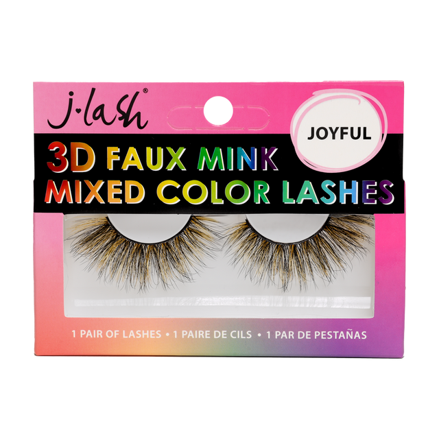 Pestañas Postizas 3d Mixed Color y End Color