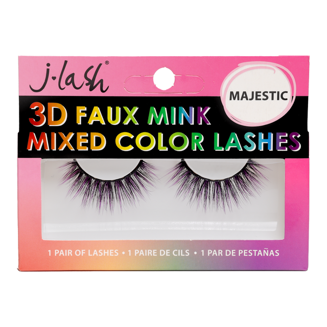 Pestañas Postizas 3d Mixed Color y End Color