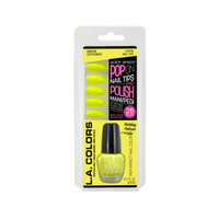 Press On and Nail Polish Pop On