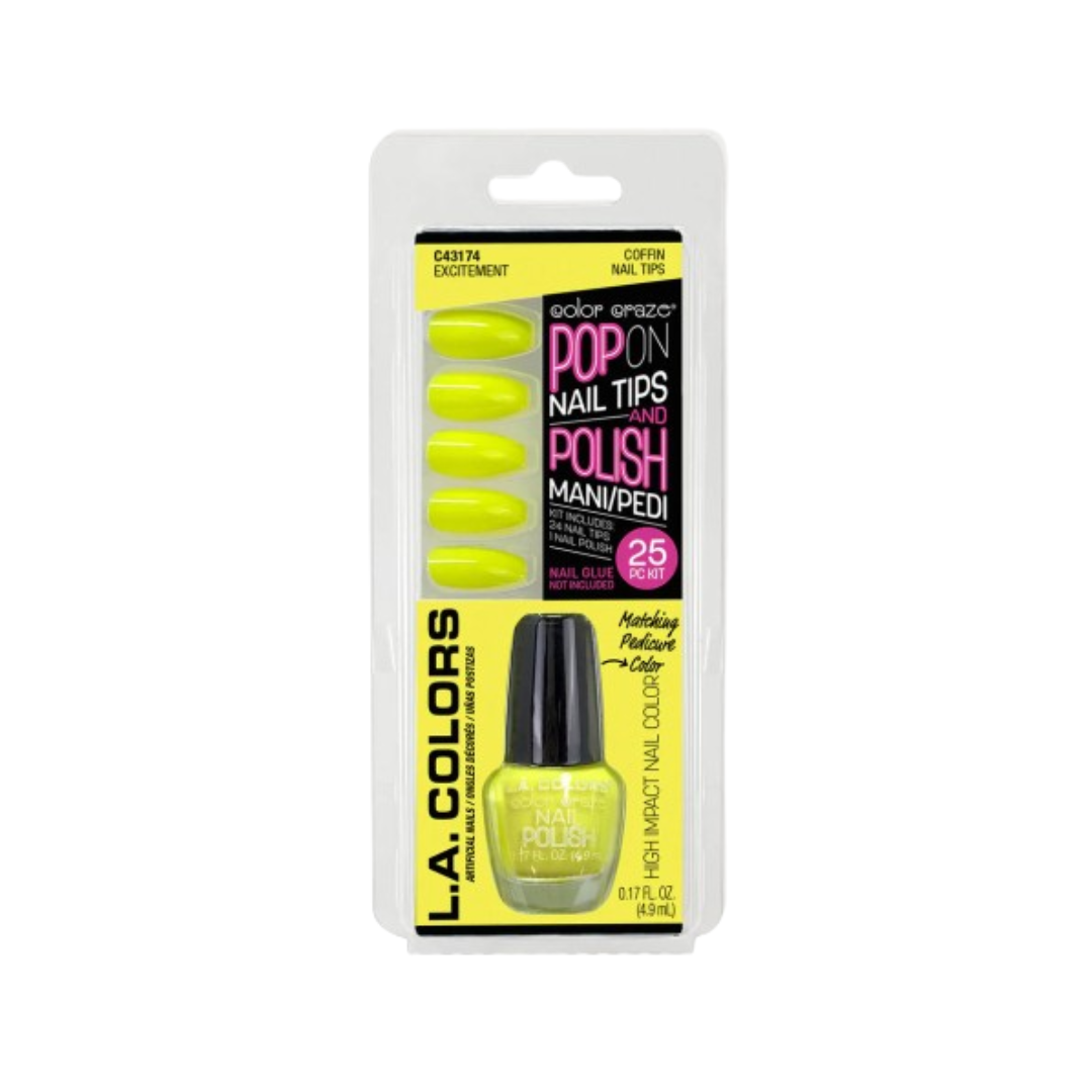 Press On and Nail Polish Pop On