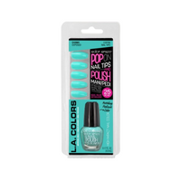 Kit Uñas Press On y Esmalte Pop On