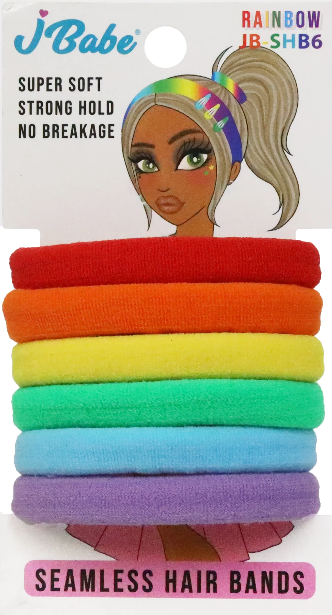 Seamless Hair Bands Rainbow