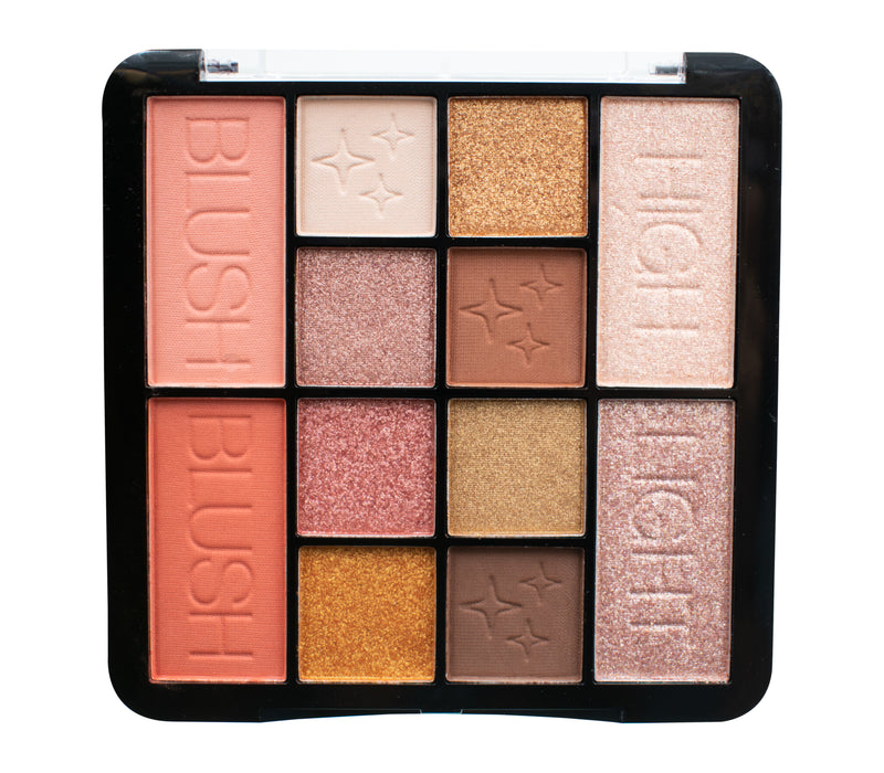 Paleta de sombras de ojos de 12 tonos Nude Touch of Magic