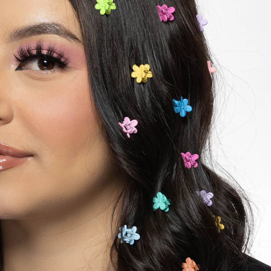 Clips Arcoiris de Florecitas