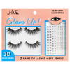 Pestañas Glam Up! con accesorios