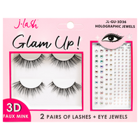Pestañas Glam Up! con accesorios
