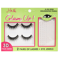 Pestañas Glam Up! con accesorios