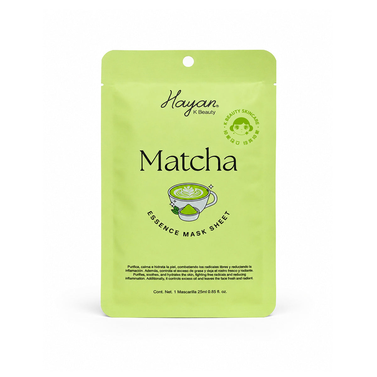 Mascarilla de Matcha