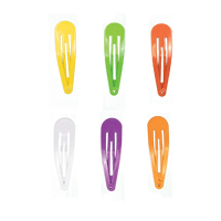 Snap Hair Clips Rainbow