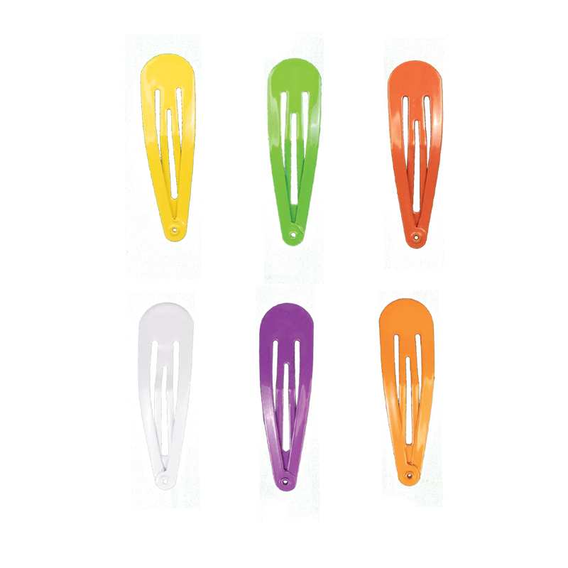 Snap Hair Clips Rainbow