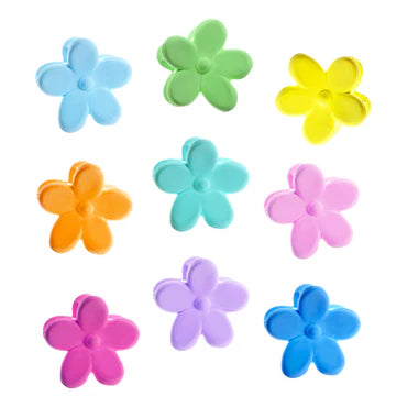 Clips Arcoiris de Florecitas